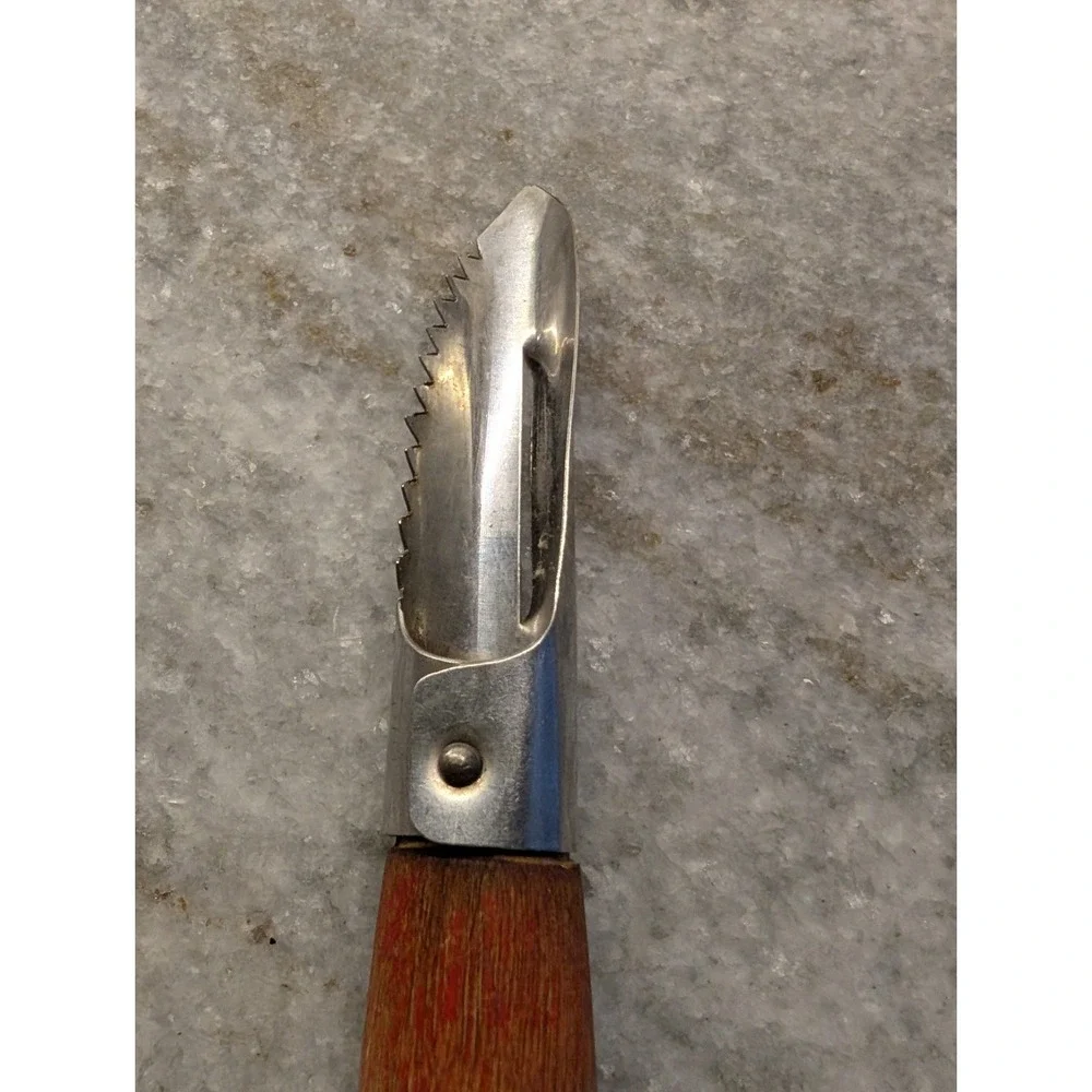 Vintage‎ Apple Peeler Corer Stainless Steeel with Wooden handle